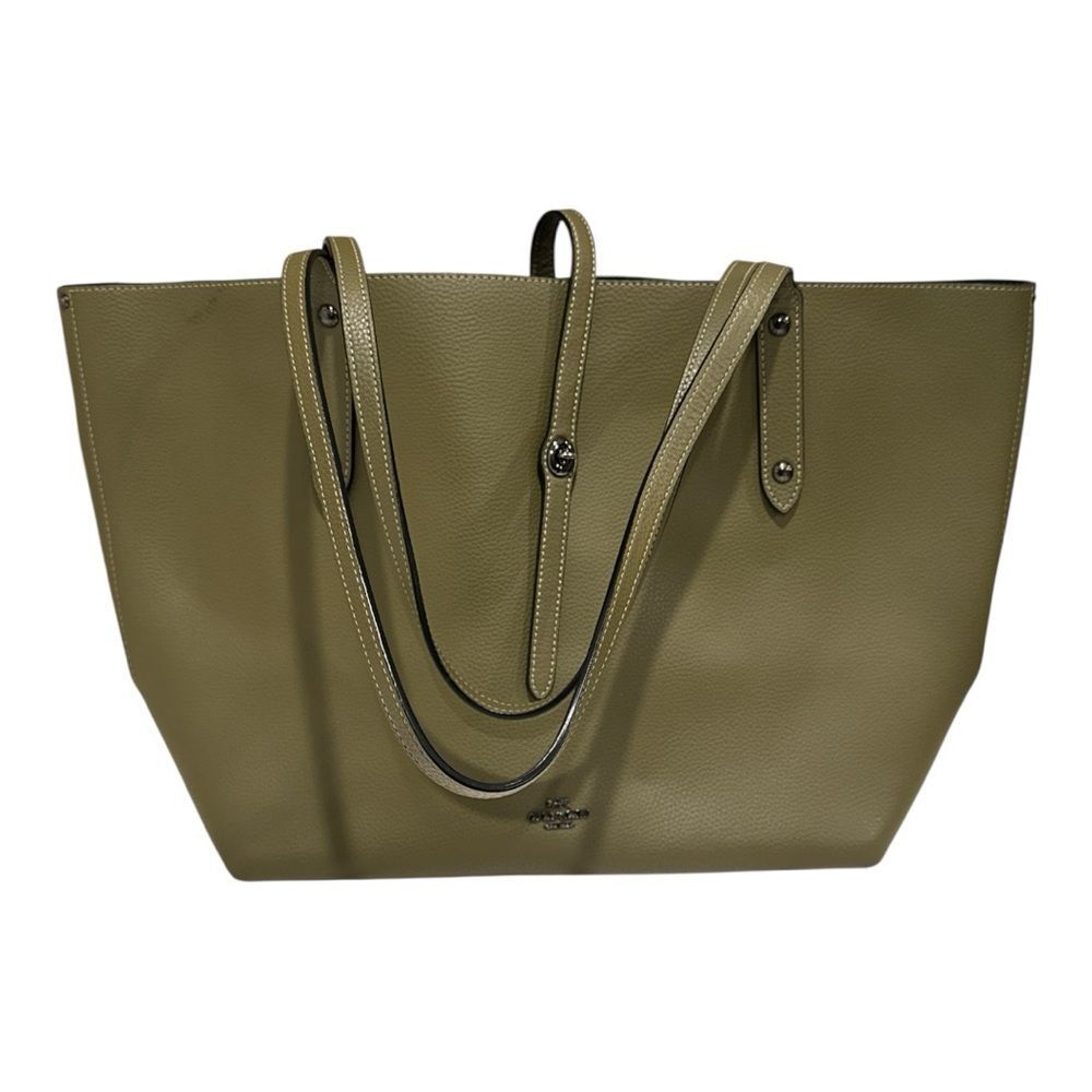 COACH Olive Green Market Tote - Picture 2 of 8